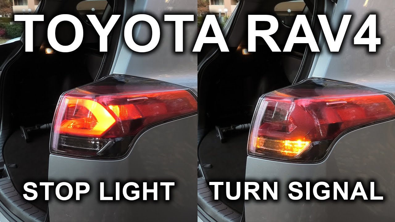 Toyota RAV4 (2013-2018): How To Replace Rear Stop/Brake Light And Turn Signal Light Bulbs?