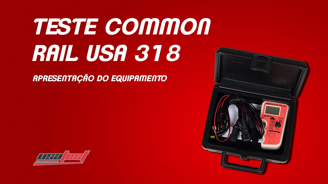 TESTE DO SISTEMA DE COMMON RAIL!!! USA-318 USATEST DIAGNÓSTICO AUTOMOTIVO