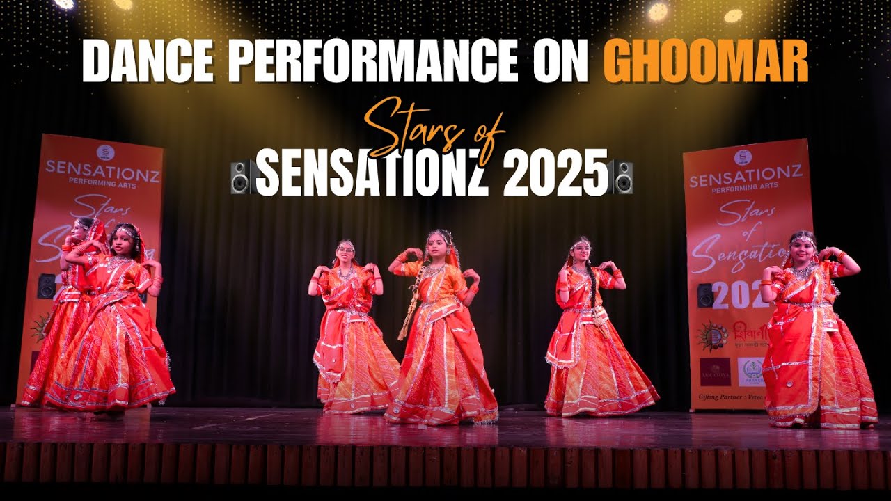 Ghoomar Group Dance | Stars of Sensationz 2025 | Sensationz Dance & Music