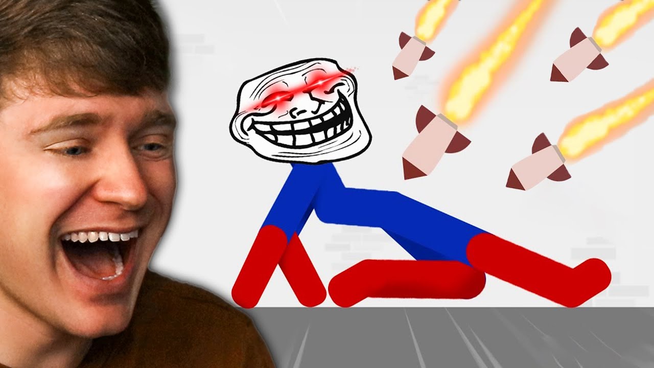 Reacting to HILARIOUS Stickman Dismounting FAILS!