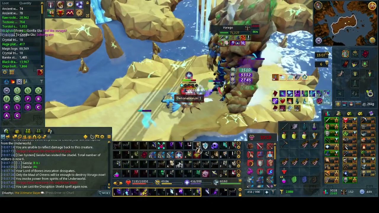 Runescape 3 - Solo P5 Vorago (Necromancy)