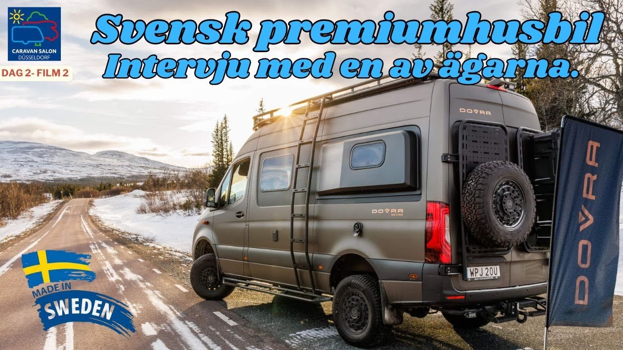 Svenskt husbilslyxmärke från Kumla. Kvalité och design av högsta klass!  Intervju med en av ägarna.