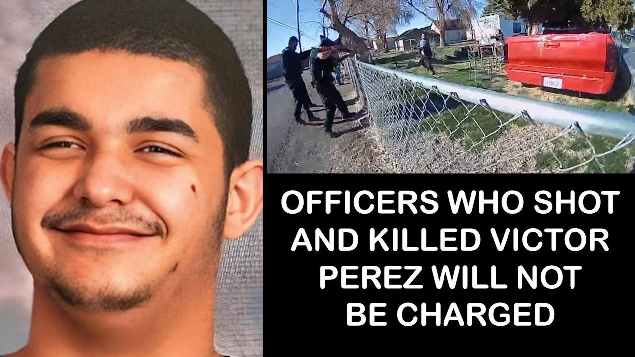 Officers who shot and killed autistic teenager Victor Perez will not face criminal charges
