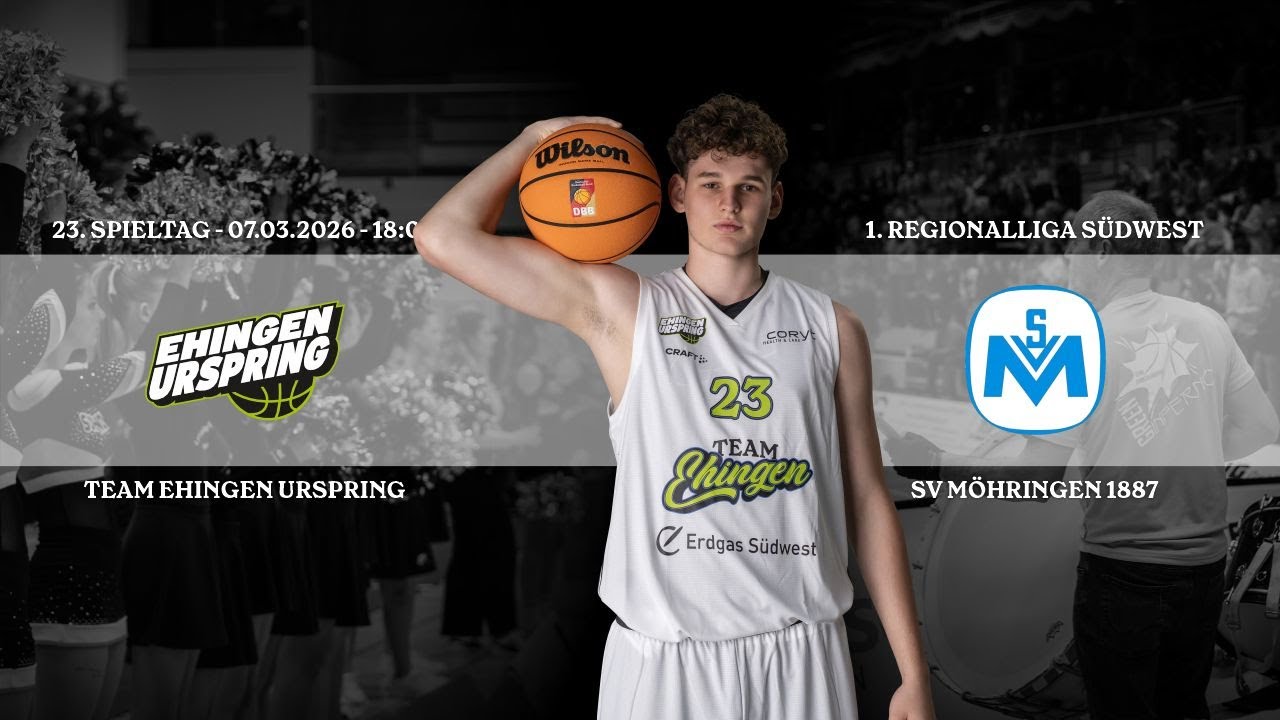 23. Spieltag | TEAM EHINGEN URSPRING vs. SV Möhringen 1887 | Basketball 1. Regionalliga Südwest