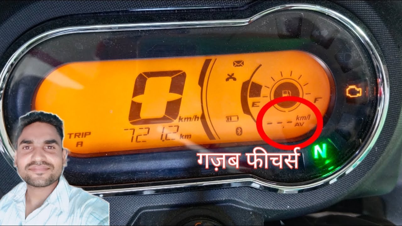 new hero splendor Xtec meter details, hindi
