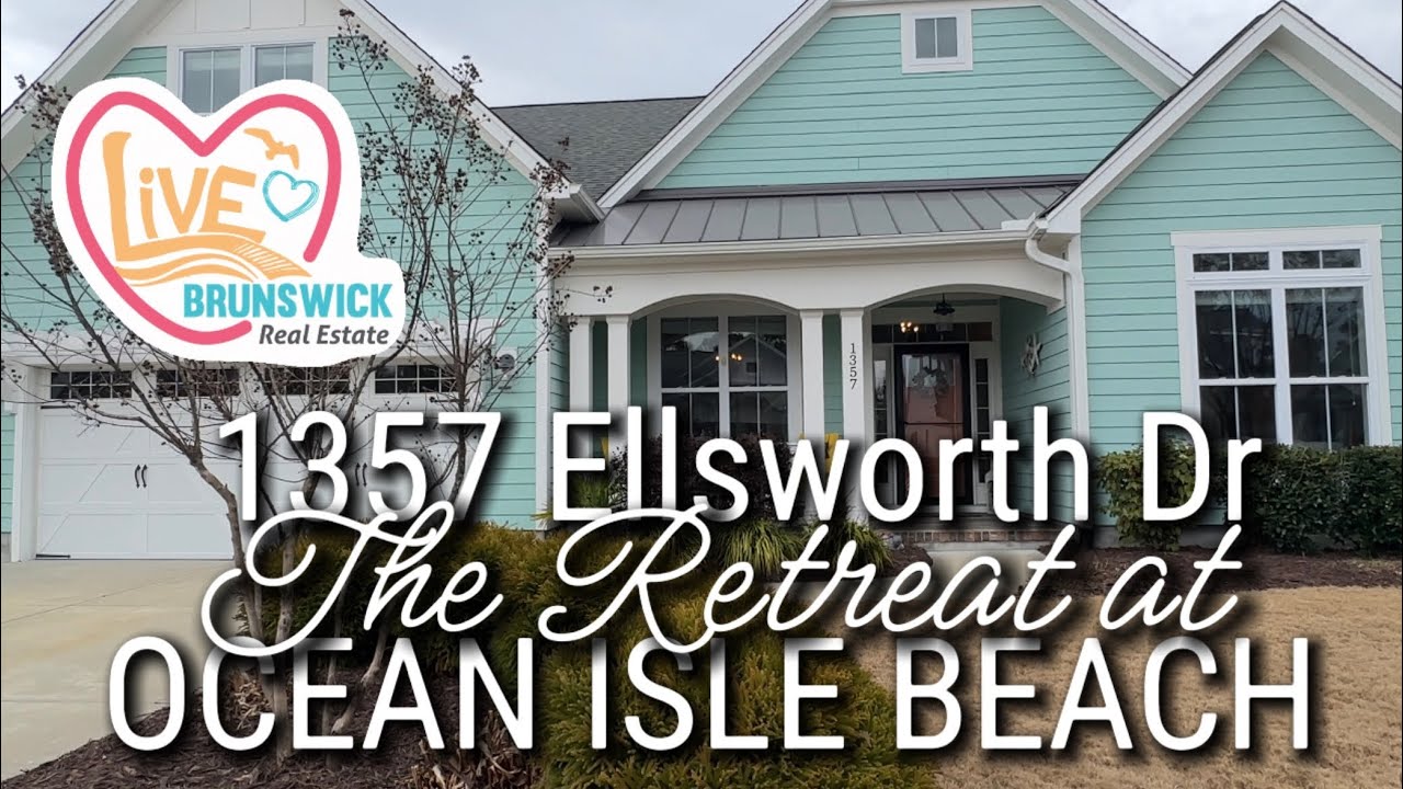 1357 Ellsworth Dr 🤩 The Retreat at OIB ☀️ Ocean Isle Beach NC