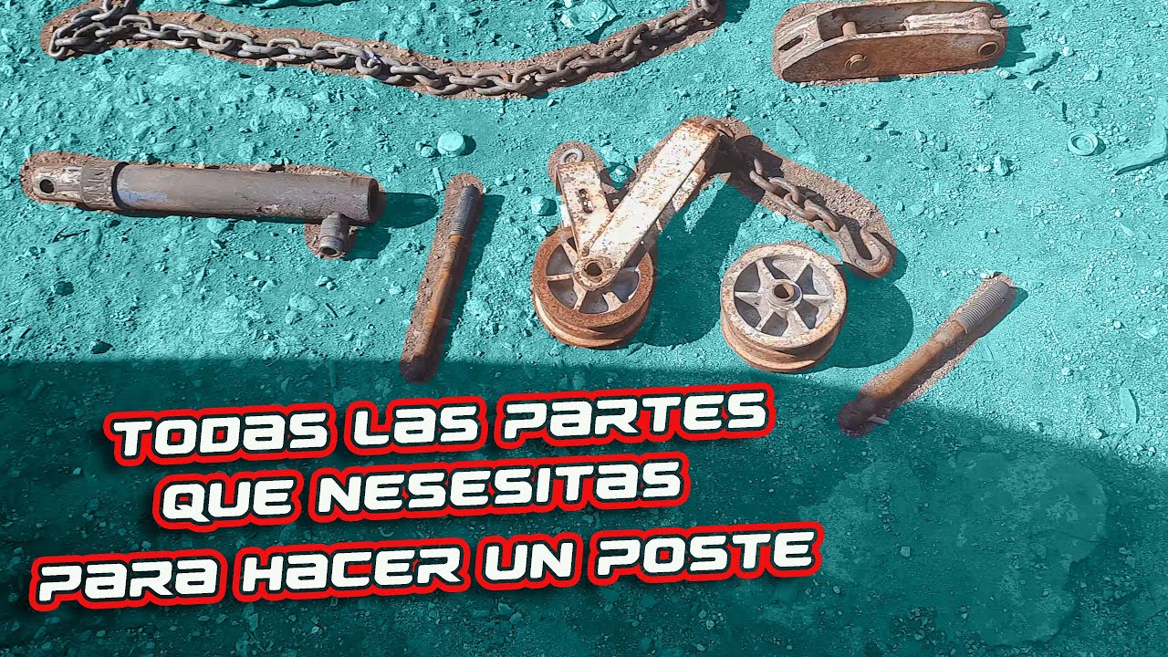 COMO hacer un poste para enderezar chasis