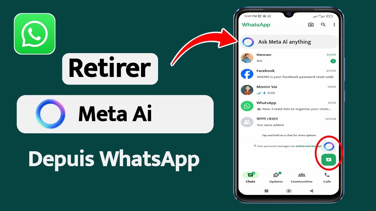 Comment supprimer Meta AI de WhatsApp | Désactiver Meta AI dans WhatsApp