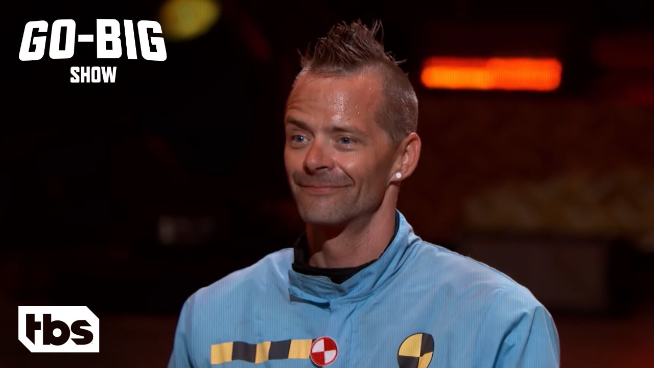 Go Big Show: Stuntman Defies Death After Driving Into A Pile Of Cars (Clip) | TBS