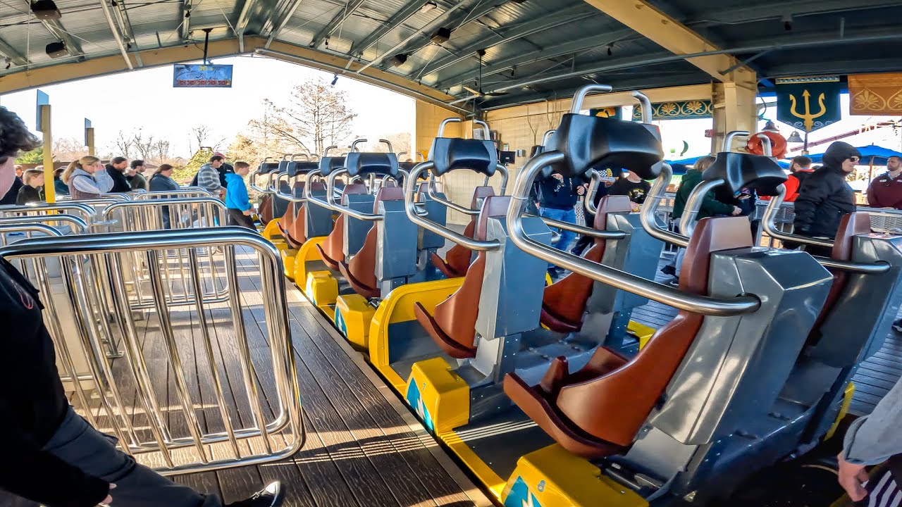 PANTHEON Busch Gardens VA [5K HIGHEST QUALITY] Back POV // NEW 2022 ROLLER COASTER