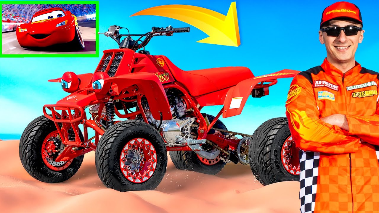 We Built A Lightning McQueen Yamaha Banshee!