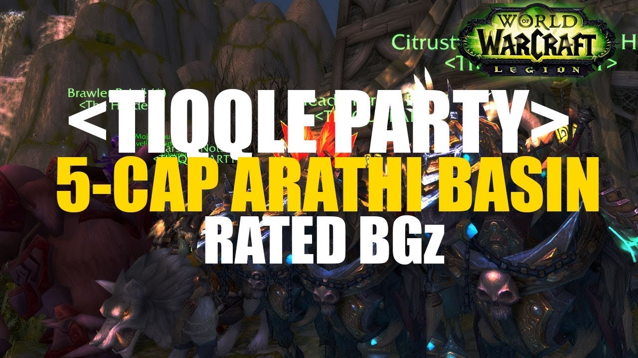 🏁TIQ PARTY GUILD 5 CAP - ELEMENTAL SHAMAN PVP (WoW Legion 7.3.5)