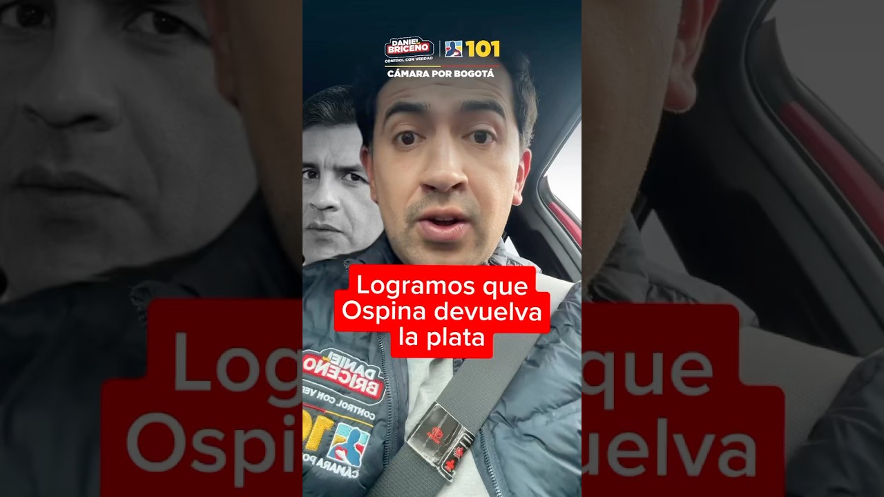 Jorge Iv&aacute;n Ospina no pudo robarse la plata. Se la hicimos devolver