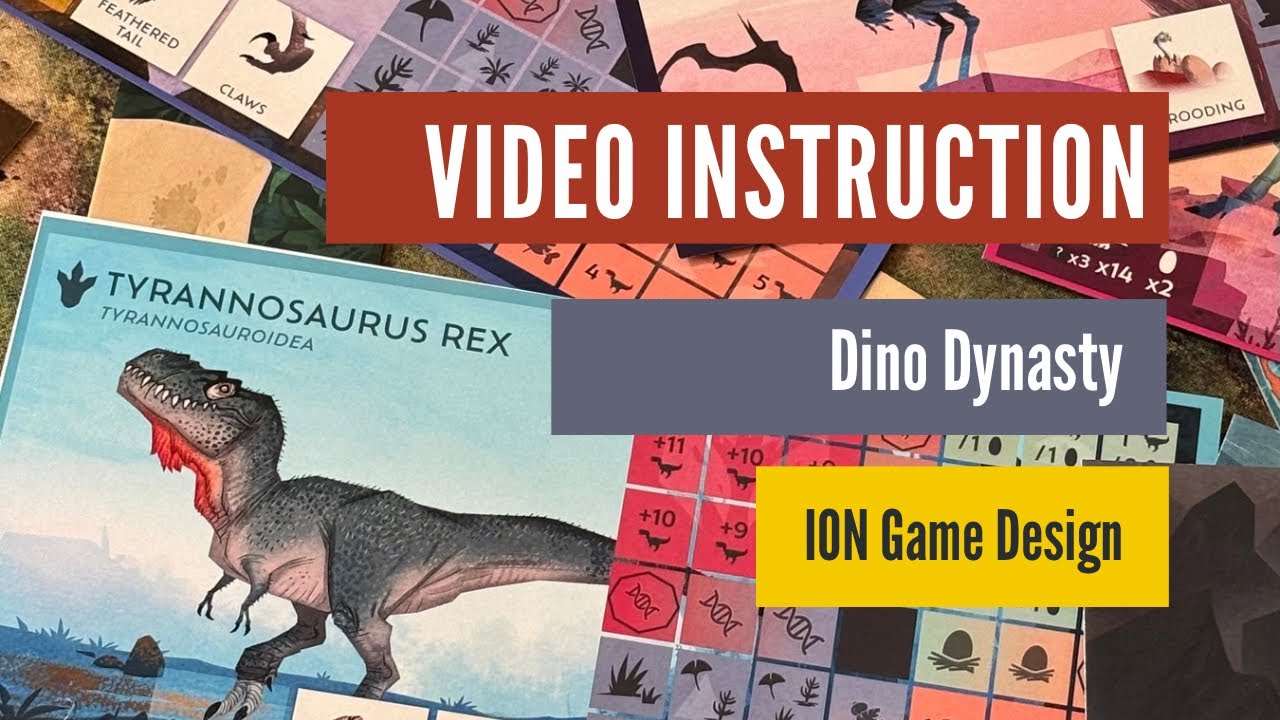 Dino Dynasty. Wideo instrukcja Dino Dynasty gry planszowej