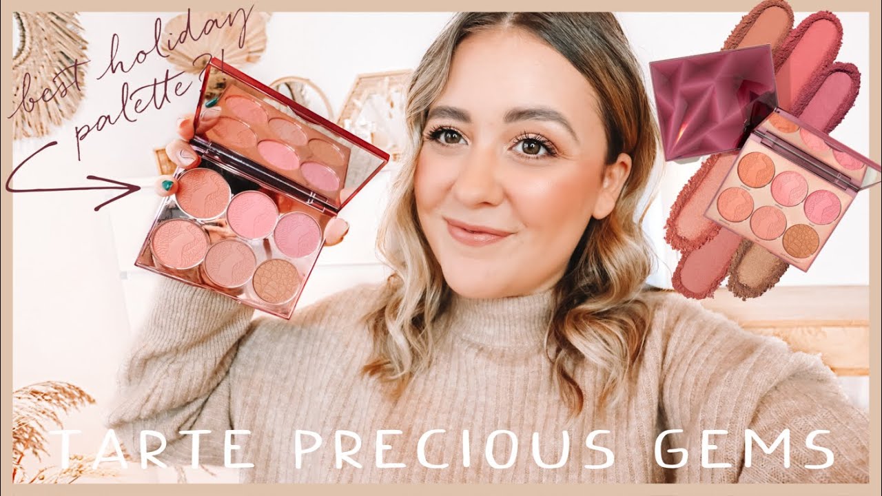 TARTE PRECIOUS GEMS CHEEK PALETTE // HOLIDAY 2022 REVIEW