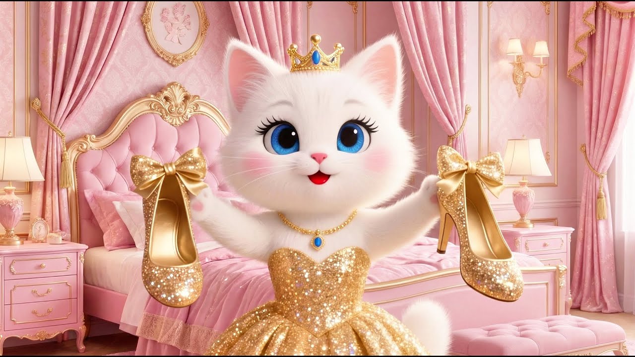 Cute Little Kitten Does Makeup For The First Time | Meow Meow Fashion Show 🐱💄| Ai Cat Story