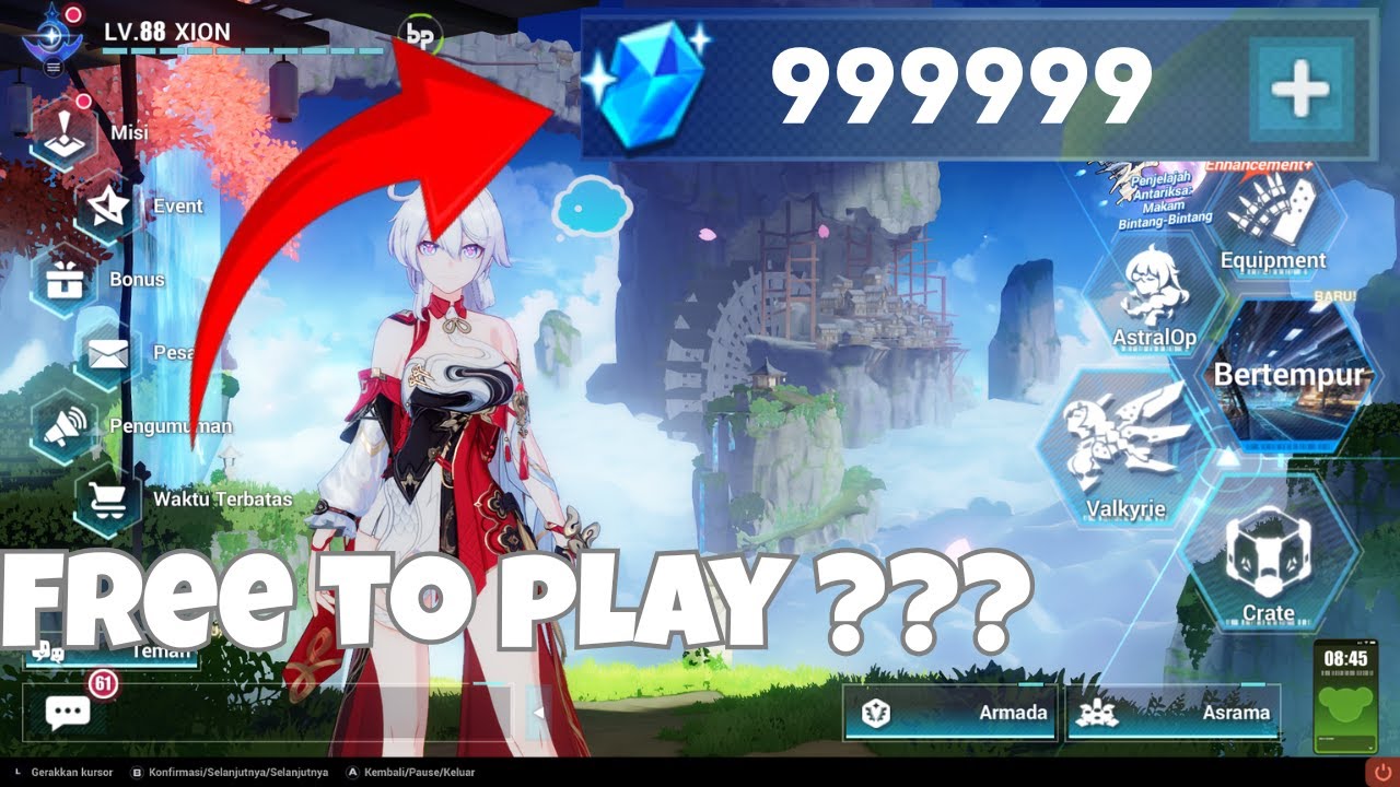 Tips grinding diamond honkai impact 3 untuk player Free to play