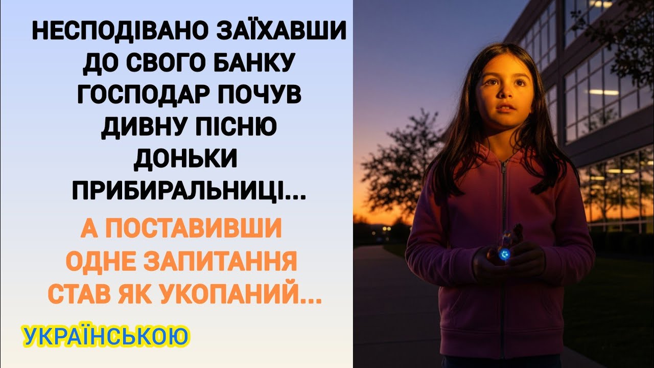 🇺🇦|| НЕСПОДІВАНО ЗАЇХАВШИ ДО СВОГО БАНКУ ГОСПОДАР ПОЧУВ ДИВНУ ПІСНЮ...