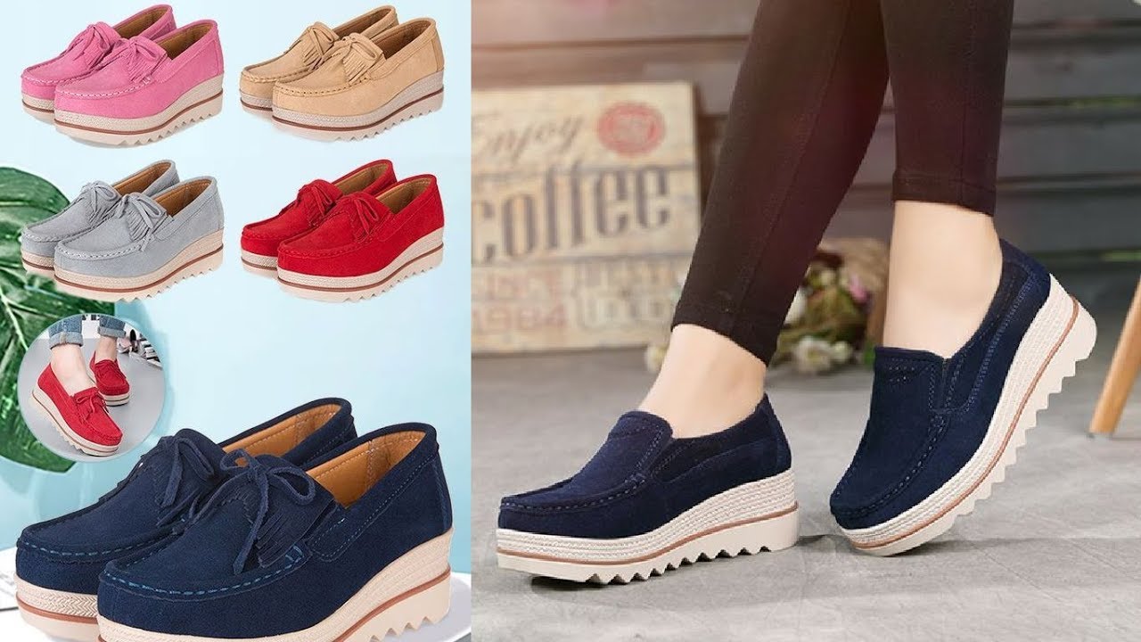 PERFECT WINTER HIGH PLATFORM SHOES COLLECTION||WOMEN'S FLAT PLATFORM LOAFERS COLLECTION||#SBLEO