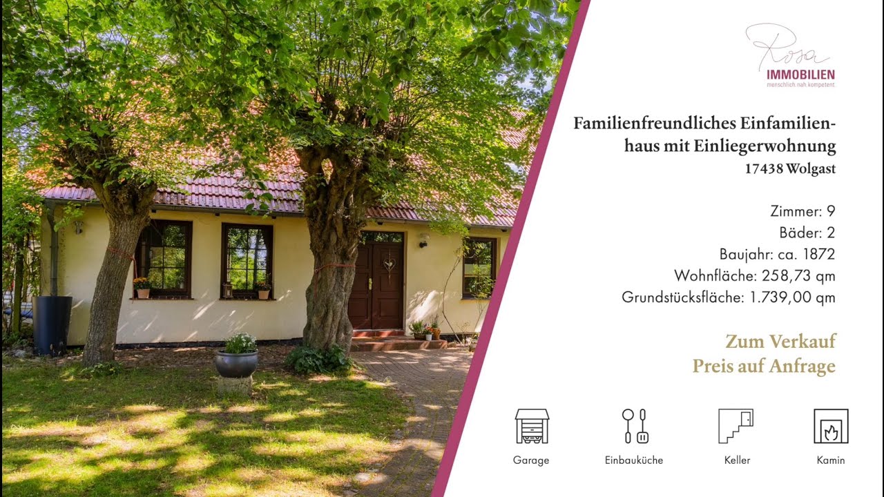 Einfamilienhaus mit Einliegerwohnung in Wolgast: 360°-Besichtigung