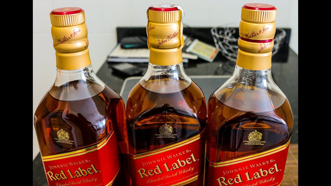 Como identificar Whisky Red ou Black label falsificado-Original