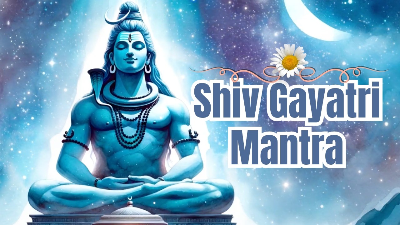 ॐ तत्पुरुषाय विद्महे | Shiv Gayatri Mantra | Peace & Protection