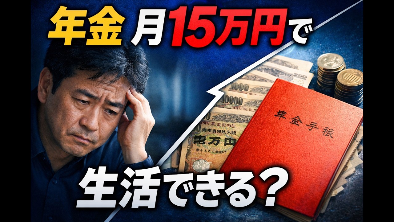 【年金】月15万円で本当に生活できるのか？55歳会社員と自営業者の現実