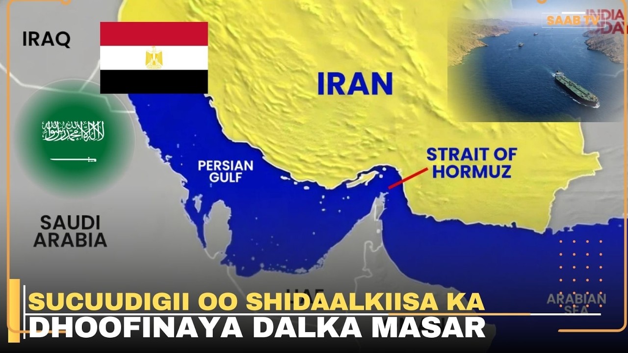 Sucuudigii oo shidaalkiisa ka dhoofinaya dalka Masar