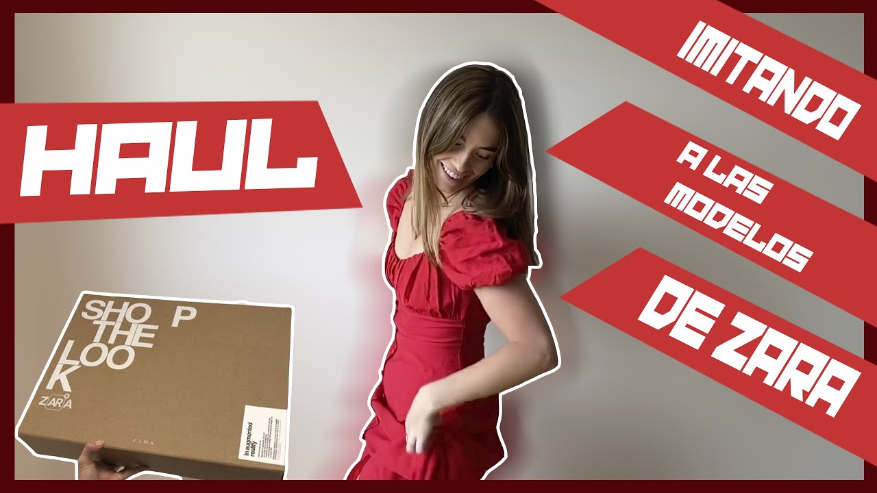 HAUL ZARA // IMITANDO POSES DE LAS MODELOS