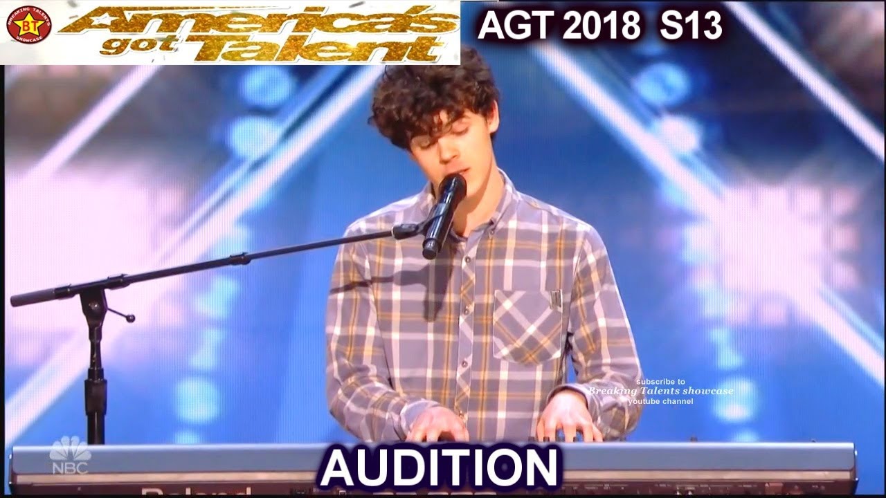 Joseph O'Brien 20 yo Never Kissed or Never Dated sings &ldquo;Hello&rdquo;America's Got Talent 2018 Audition AGT