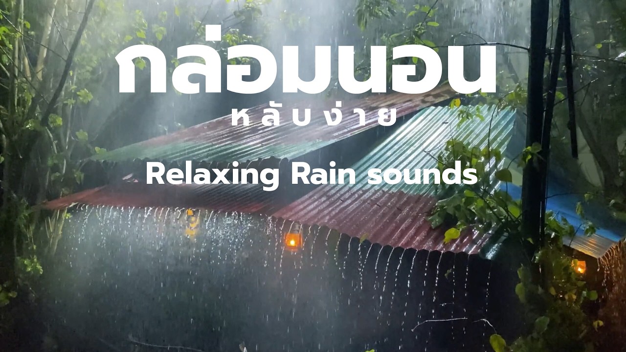 เสียงฝนตก นอนหลับสบาย ผ่อนคลายสมอง | Rain Sounds | Relaxation| Meditation