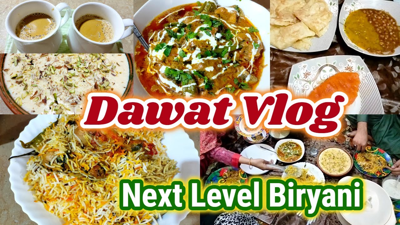 Urgent DAWAT Vlog | Life main First time banaya | Quick Dawat Recipes | Next Level Biryani
