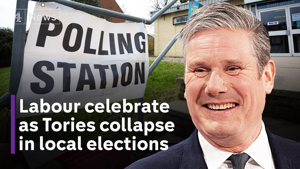 Local elections: Labour celebrates as Conservative losses mount