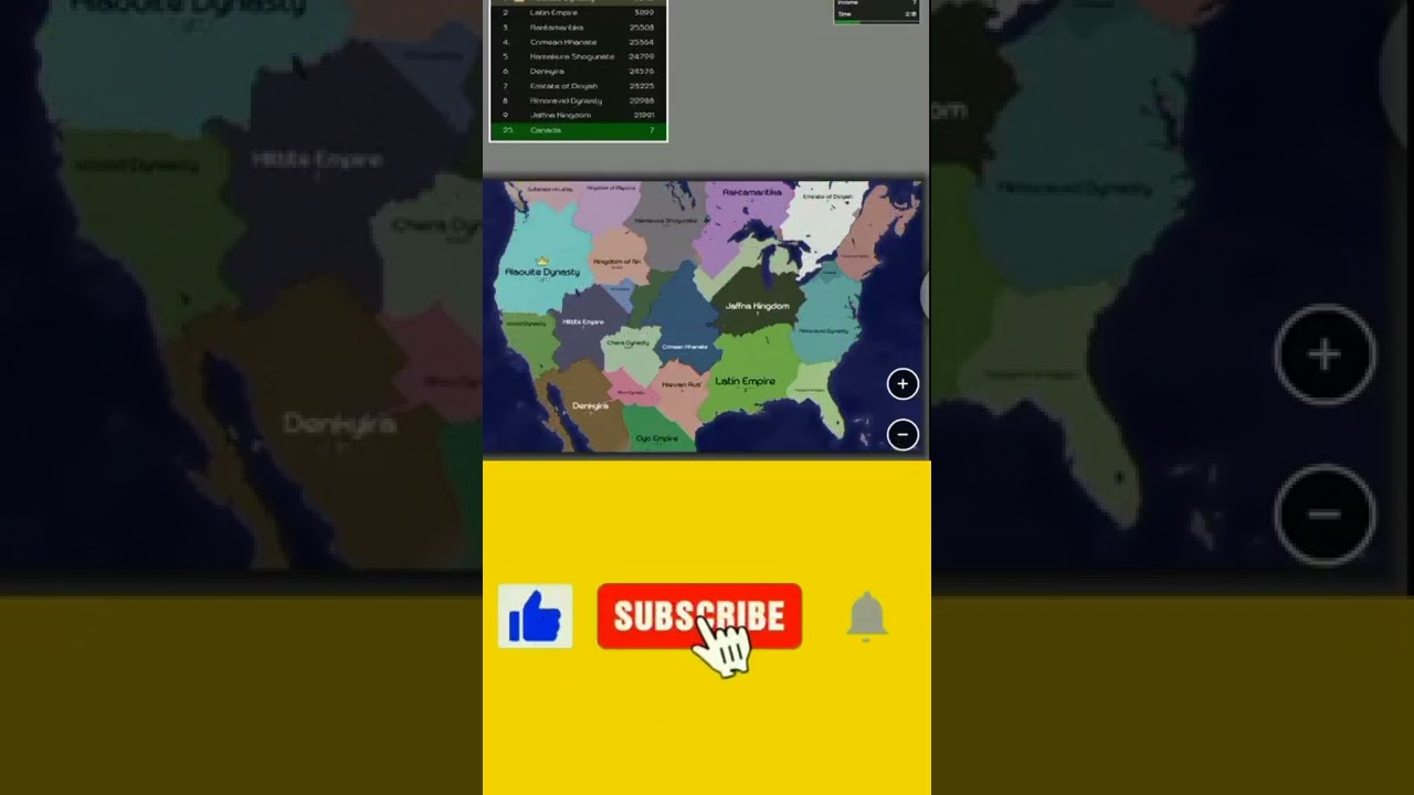 Territorial.io Time lapse  usa 48 map (part 10) |felhou Inktin