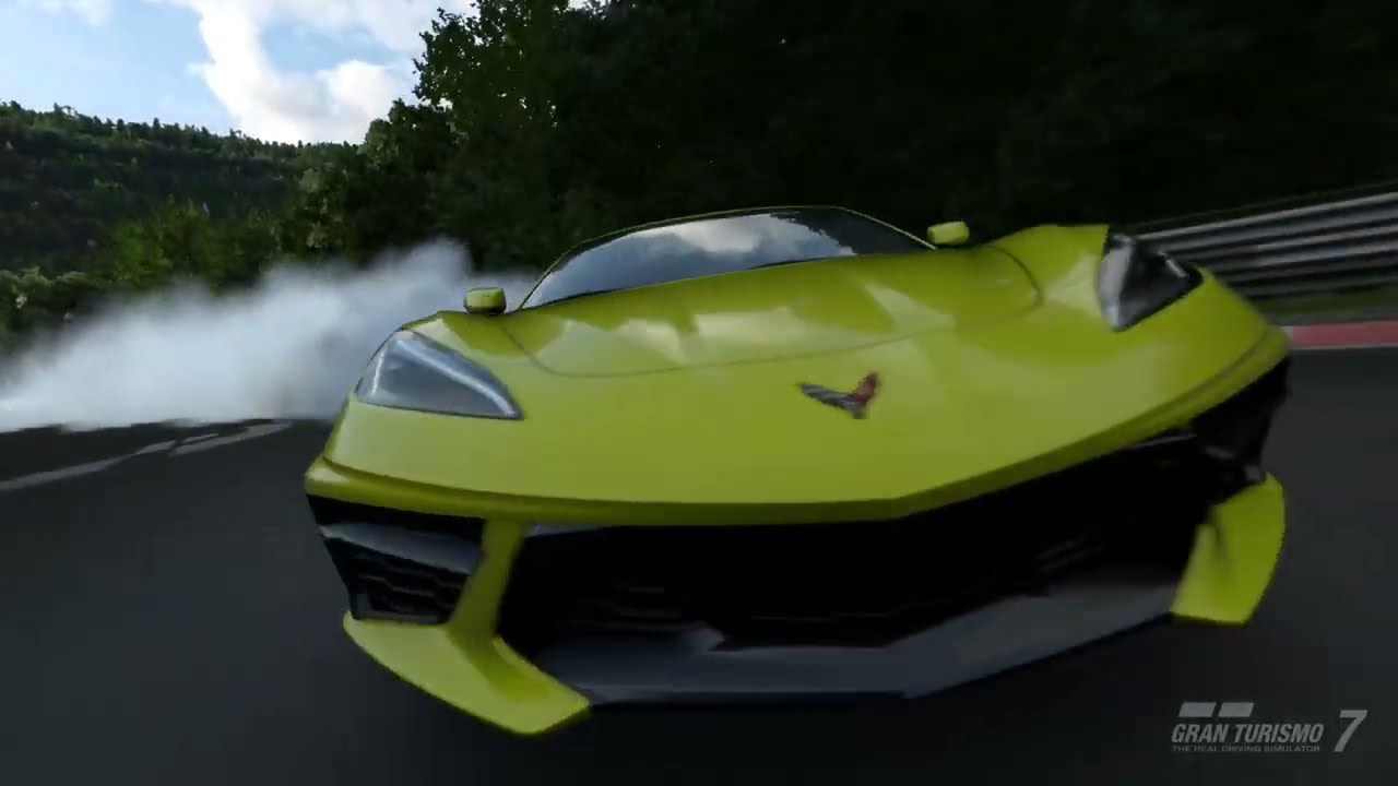 Hooning a Chevrolet Corvette C8 Stingray '20 at the N&uuml;rburgring
