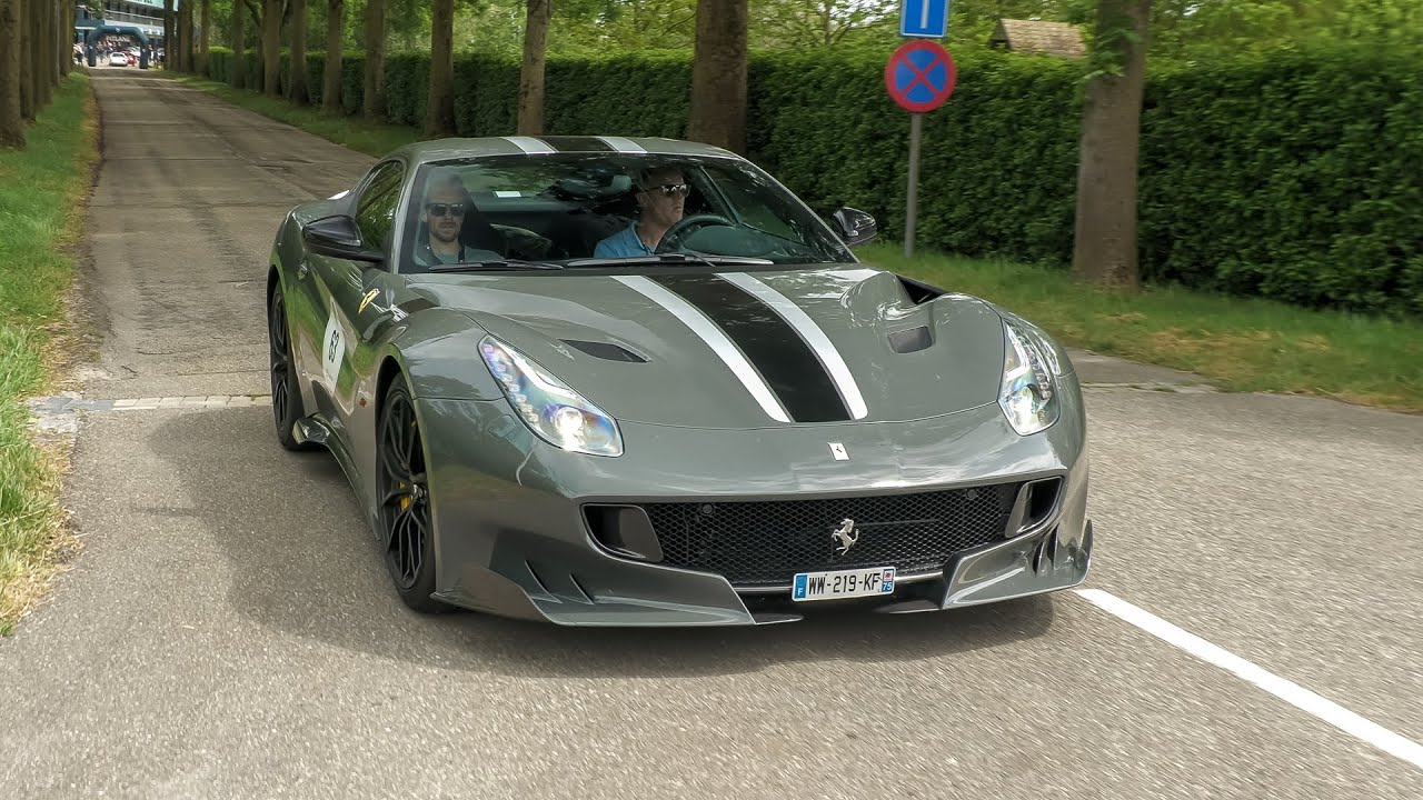Ferrari F12 TDF - Accelerations & Wheelspins !