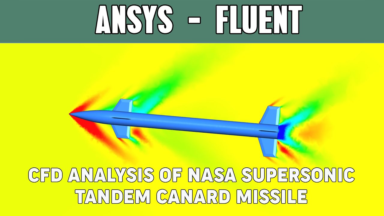CFD validation of NASA supersonic tandem canard-controlled missile | Ansys Fluent and Workbench