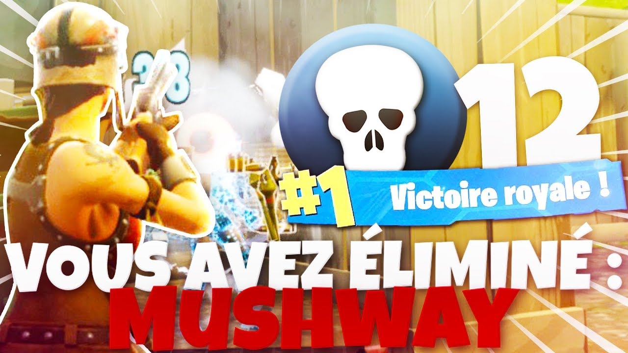 🥇 EPIC : J'AI TROUV&Eacute; MUSHWAY EN SOLO SUR FORTNITE.. xD