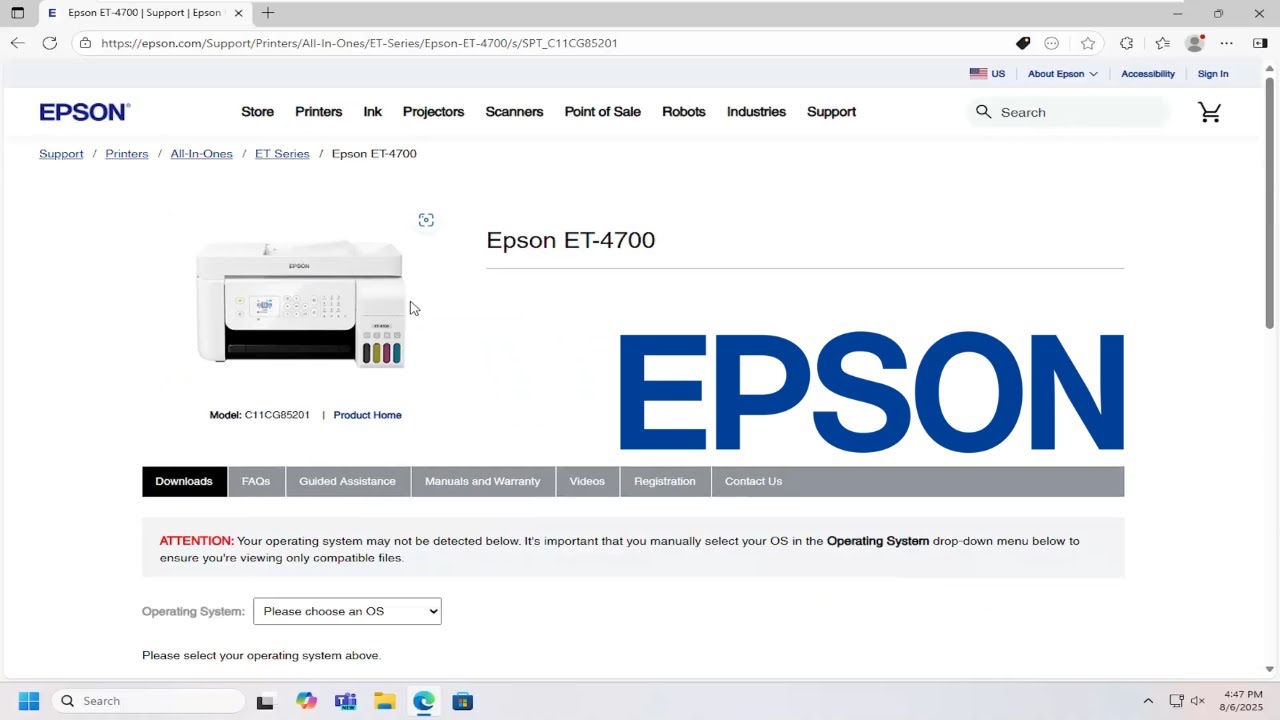 How To Install and Setup Epson EcoTank ET-4700 Printer [Guide]