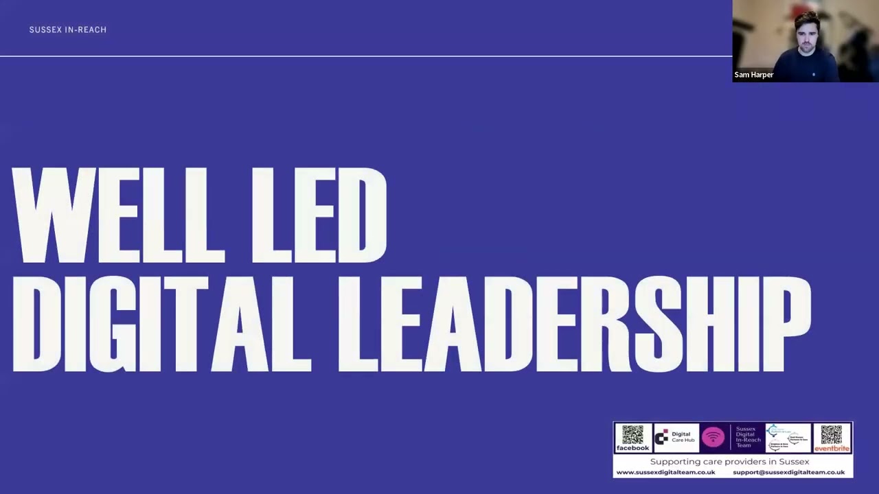 Session 1: Digital Working in Social Care – What Good Looks Like
