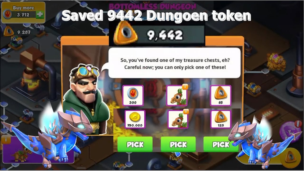 Saved 9442 Dudgeon token for Snow Ghost-Dragon Mania Legends | Got 2x Holly Dragon | DML