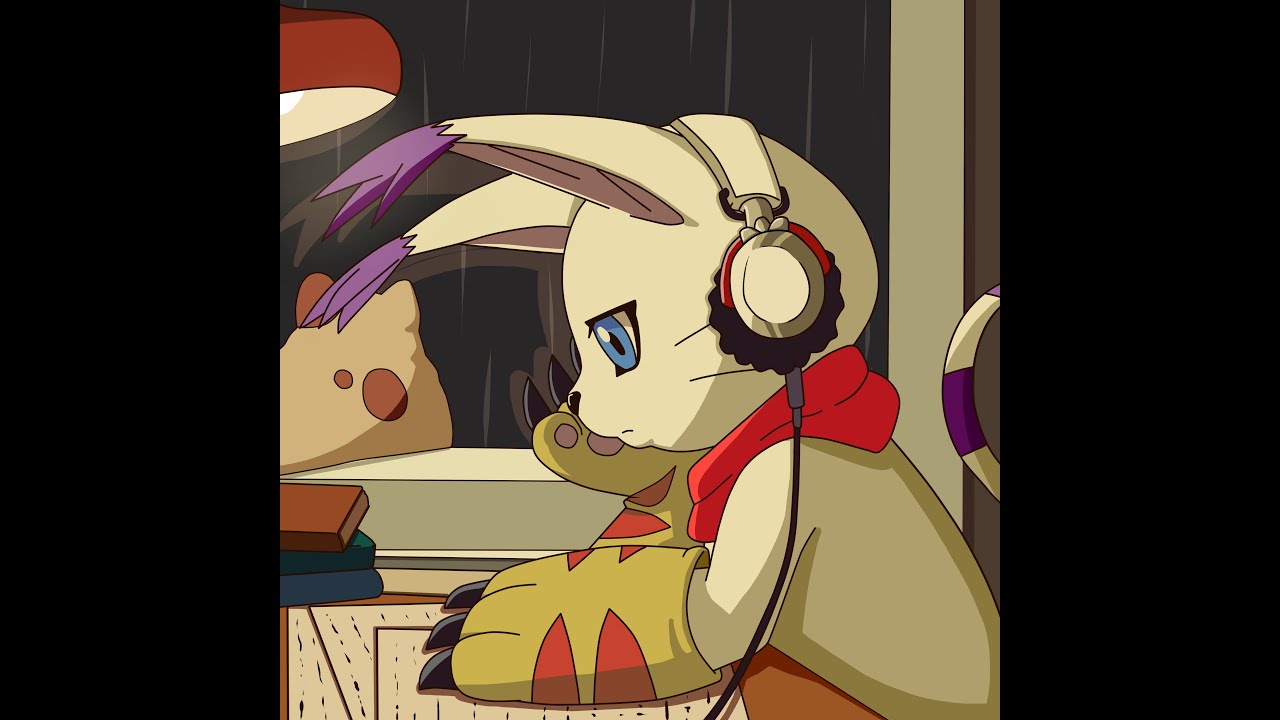 1 hour of Relaxing Digimon lo-fi music - anime & games