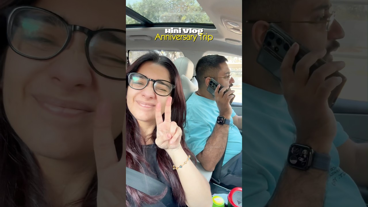 Our ANNIVERSARY TRIP❤️.|AKANCHA SHARMA|         #ytshorts #couplevlog #minivlog
