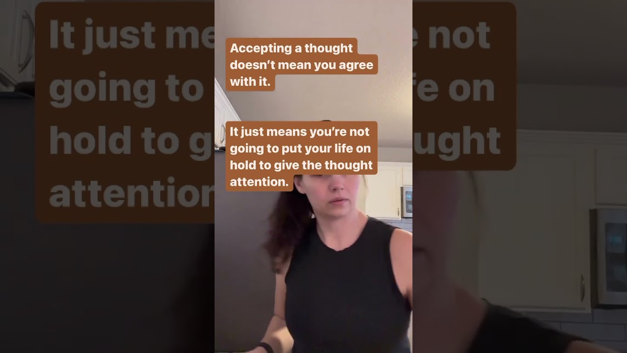 Practicing acceptance with OCD