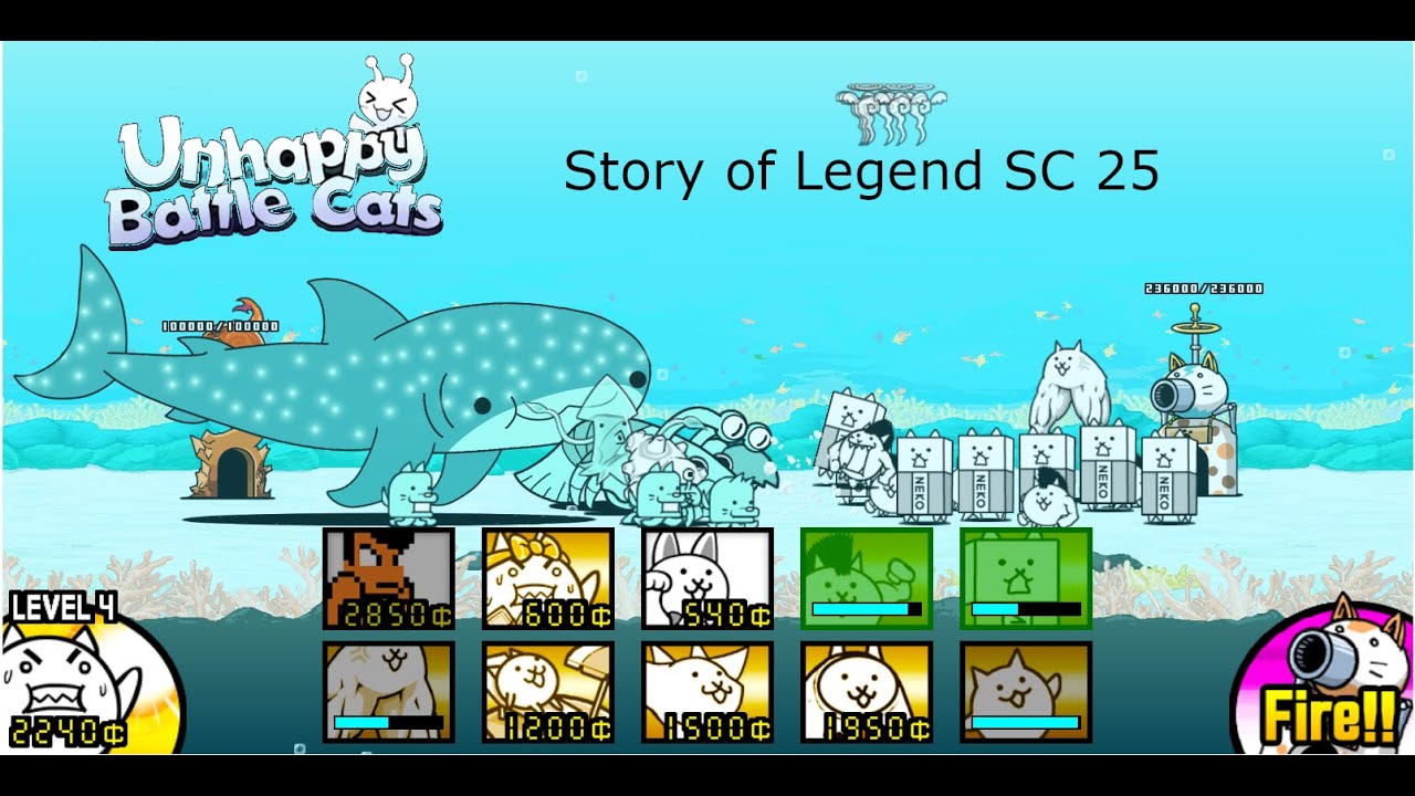 Unhappy Battle Cats Live: Story of Legend SC 25 (finally)
