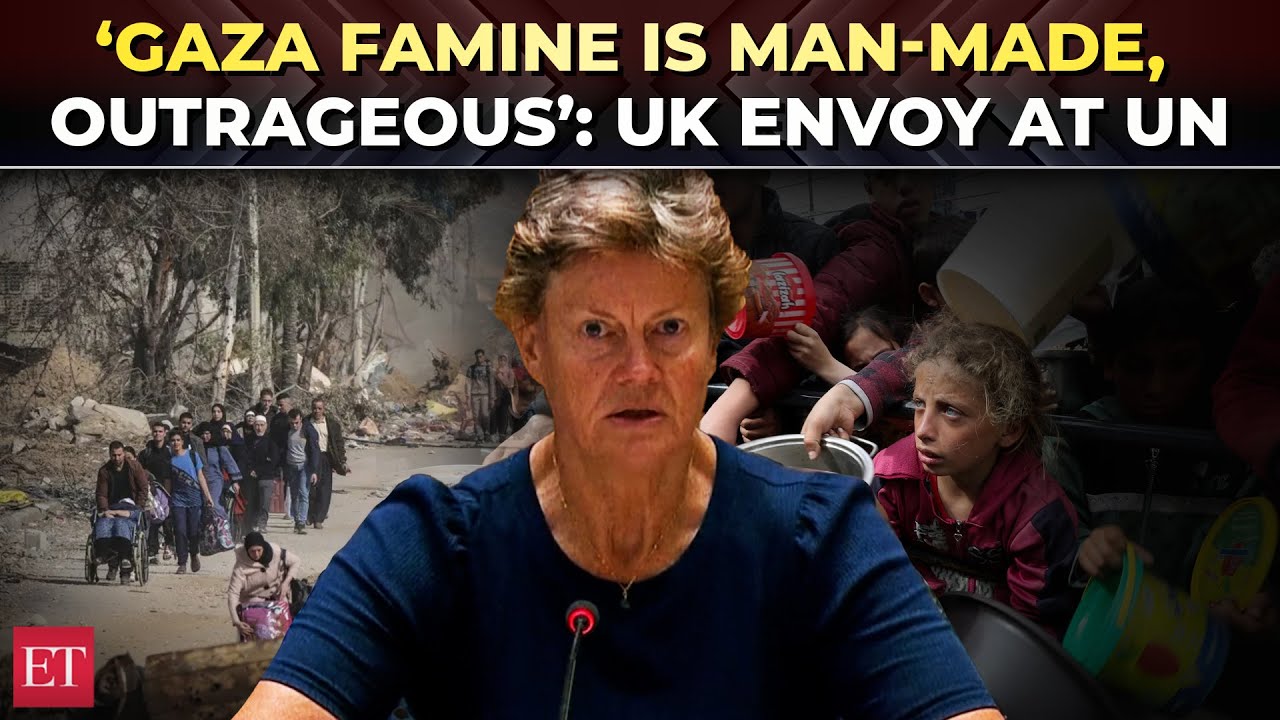 &lsquo;Entirely man-made, outrageous...&rsquo;: UK envoy Barbara Woodward decries Gaza famine