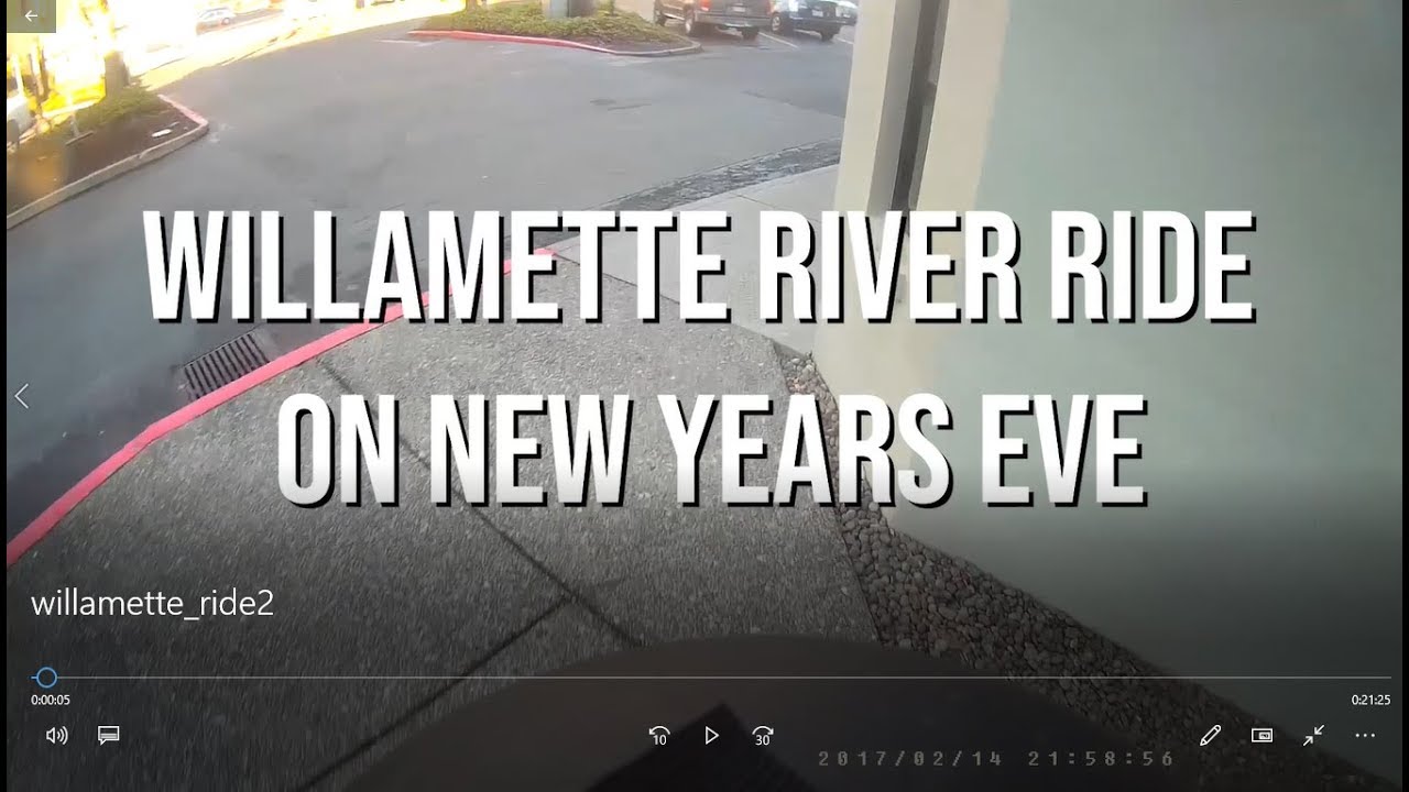 #Willamette River Ride on New Years Eve