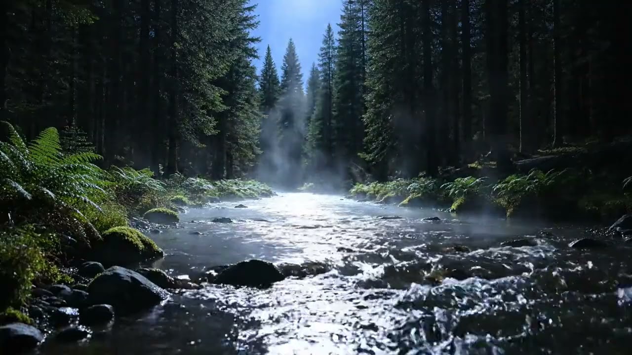 Create a Calm Atmosphere | Forest River and Birdsong for Work and Study