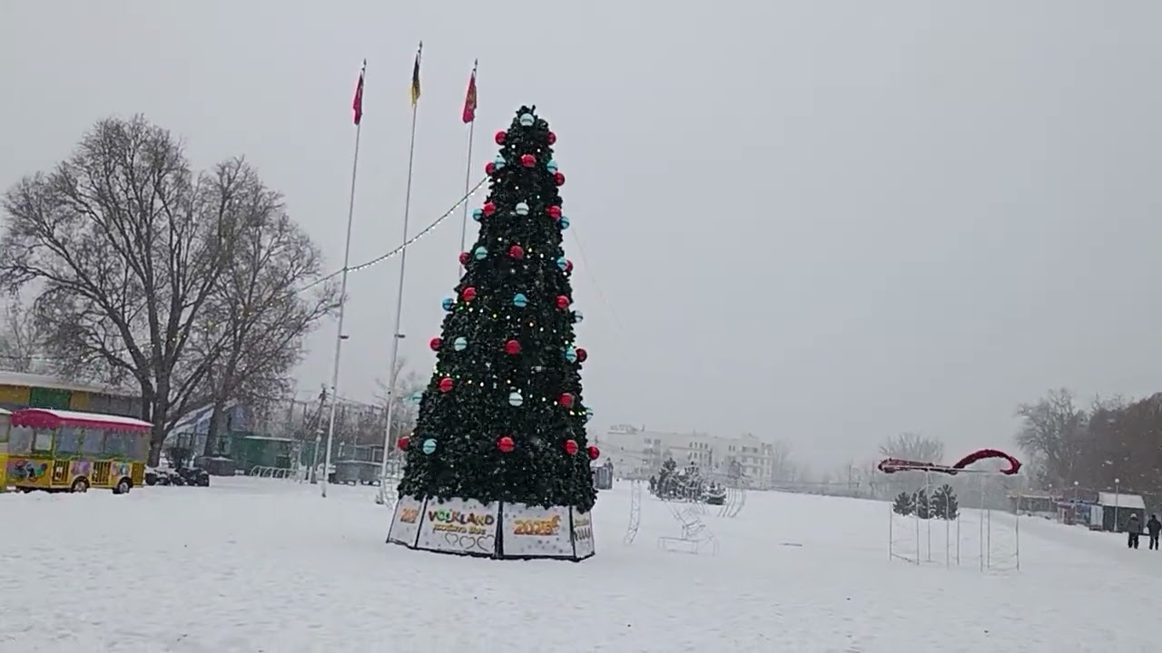 ЧТО ТВОРИТСЯ ❓ КАКАЯ КРАСОТА ВОЗНЕСЕНОВСКОМ ПАРКЕ В ЗАПОРОЖЬЕ 💙 ЯНВАРЬ 2026 