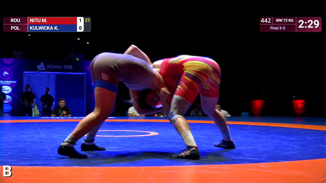 BRONZE WW - 72 kg: M. NITU (ROU) v. K. KULWICKA (POL)